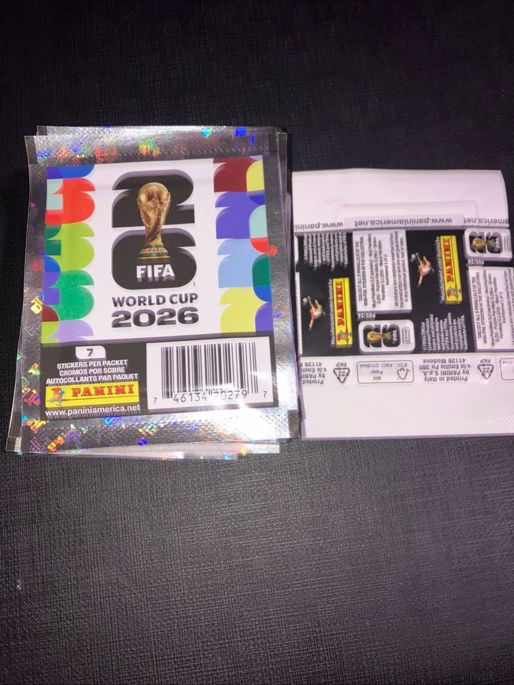ONE (1) x Panini FIFA World Cup 2026 Holographic Sticker Pack BRAND NEW
